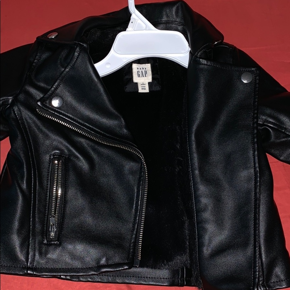Girl’s BabyGap Faux Leather Gap with Lining